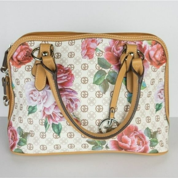 Giani Bernini Signature Peonies Dome Satchel - Picture 4 of 4